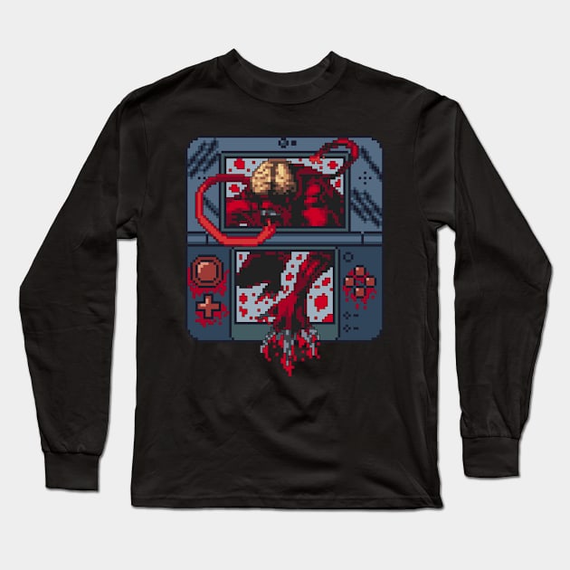 Resident Evil Pixel Art Long Sleeve T-Shirt by AlleenasPixels